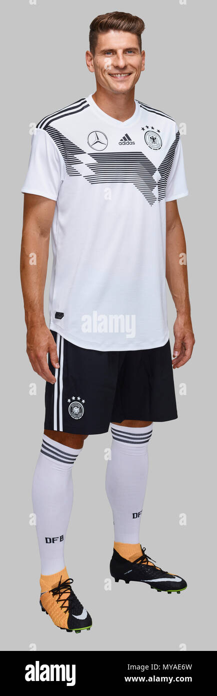 DFB - German Football National Team 2018 DFB - Photoshooting  Die Mannschaft Mario GOMEZ (GER) Photo : Norbert Schmidt / dfbpool Stock Photo