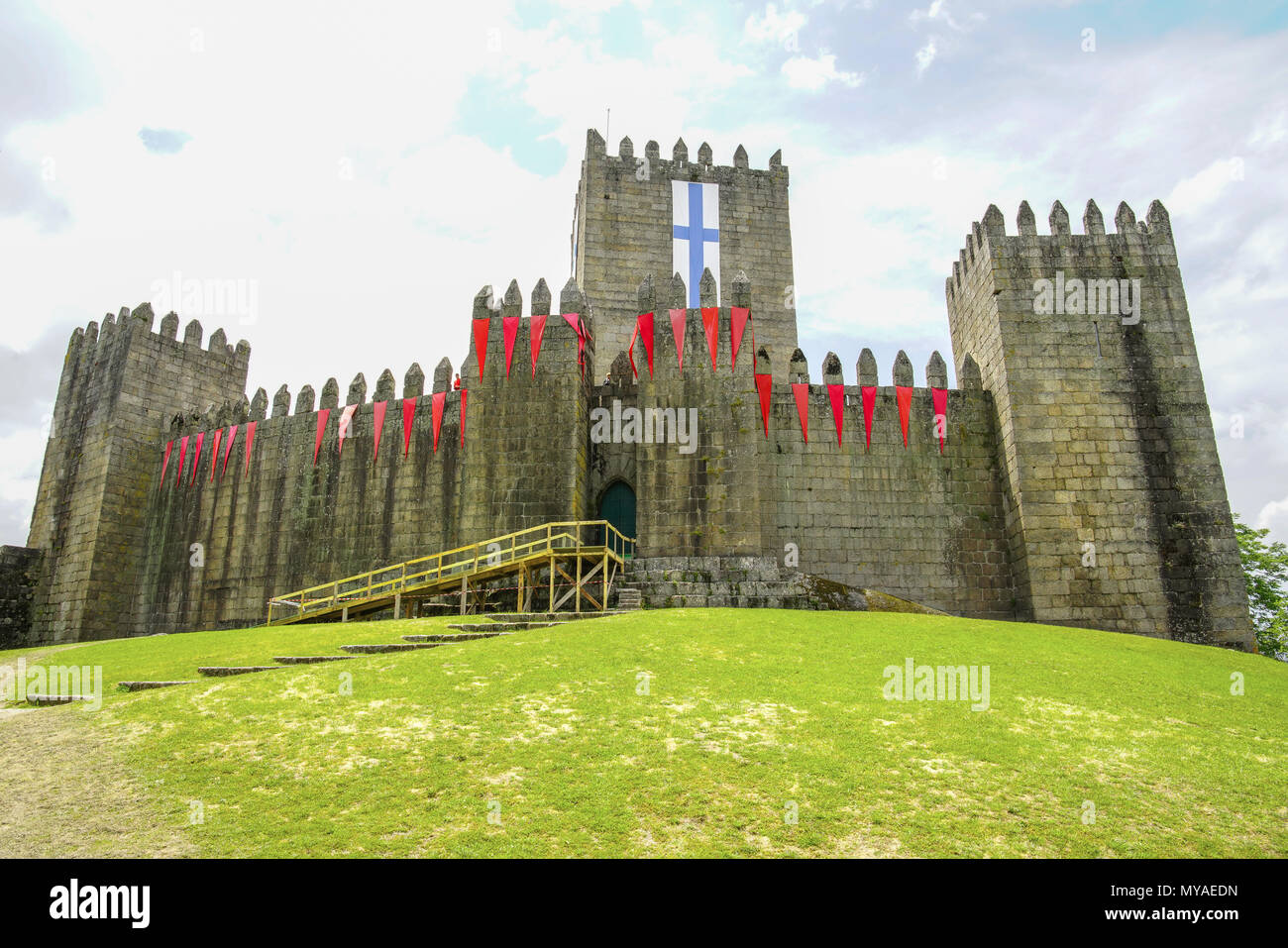 The Castle of Guimarães, Portugal Stock Photo