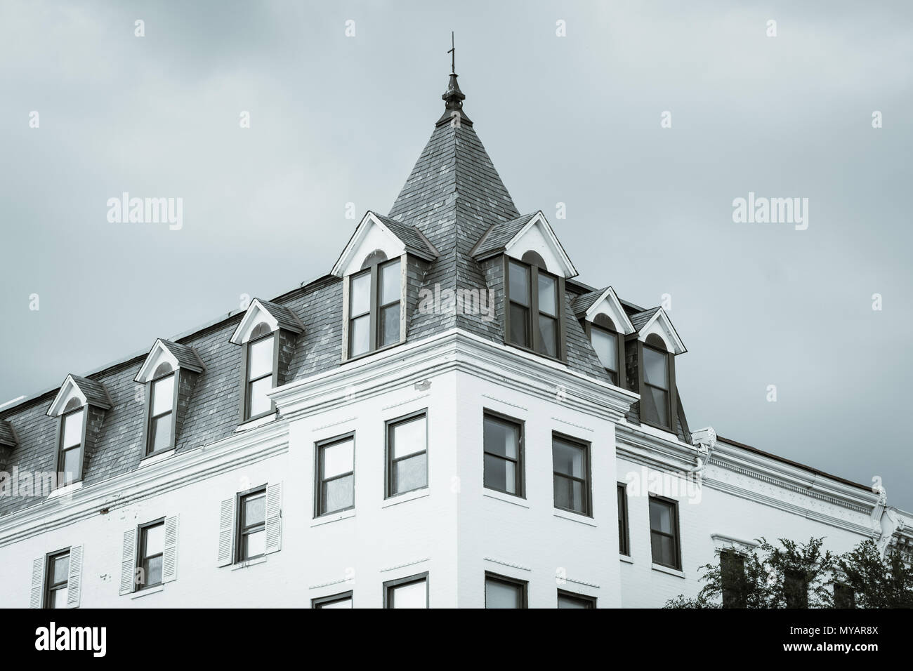 Historic building on Wisconsin Avenue, in Washington, DC