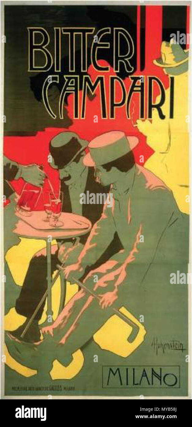 English Campari Poster 1901 1901 Adolfo Hohenstein 1854 1928 76 Bittercampari Hohenstain Stock Photo Alamy English Campari Poster 1901 1901 Adolfo Hohenstein 1854 1928 76 Bittercampari Hohenstain Stock Photo Alamy