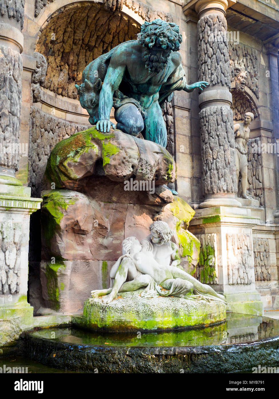 Fontaine Medicis (Medici fountain) in the Luxembourg Gardens Paris