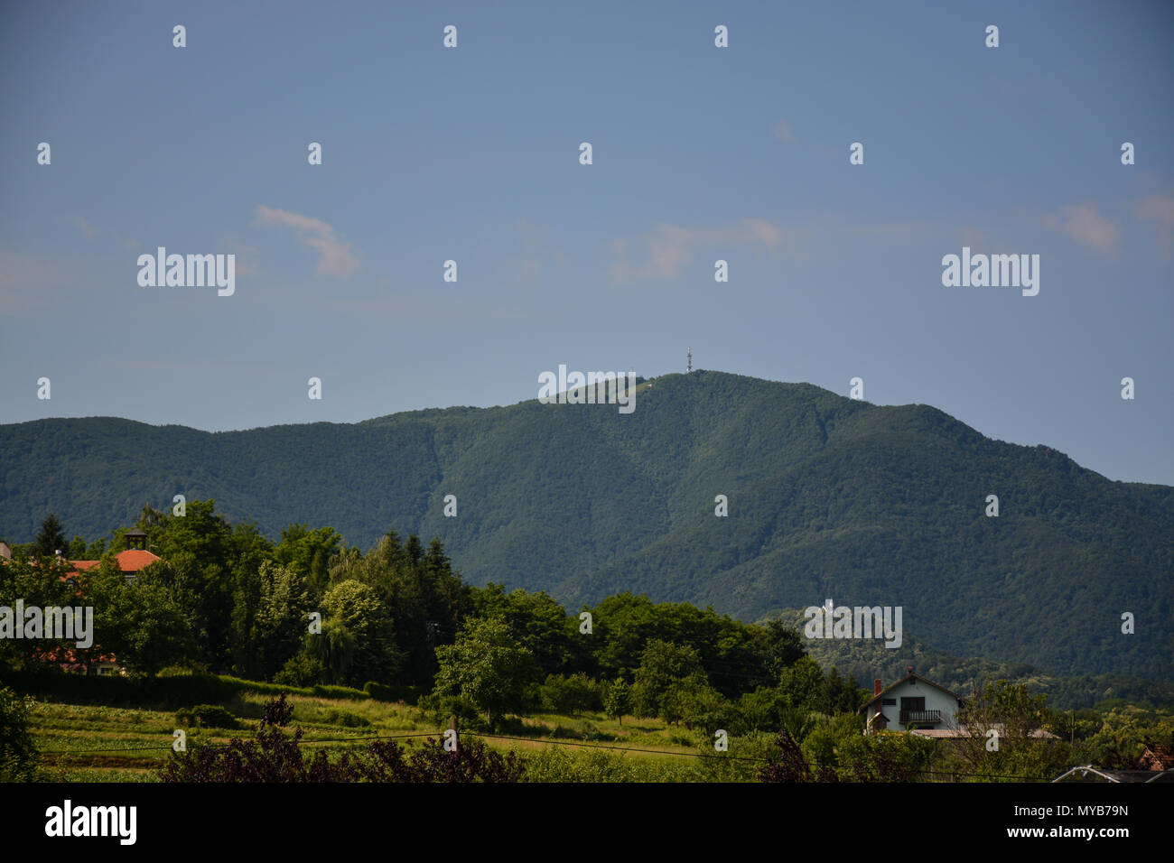 Beautiful day in the nature of north Croatia. Stock Photo