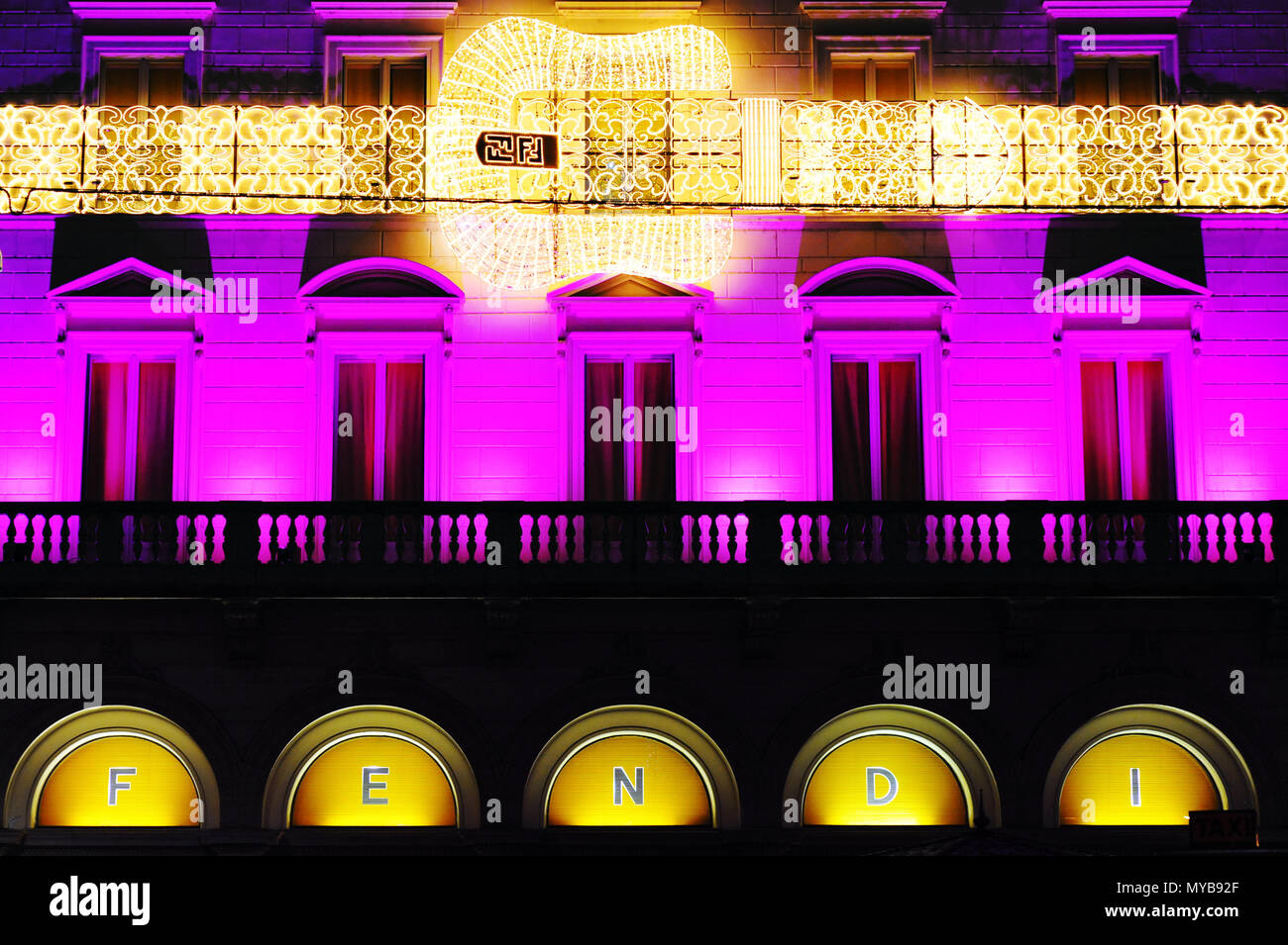 Fendi Flagship store - Rome - Italy Stock Photo - Alamy