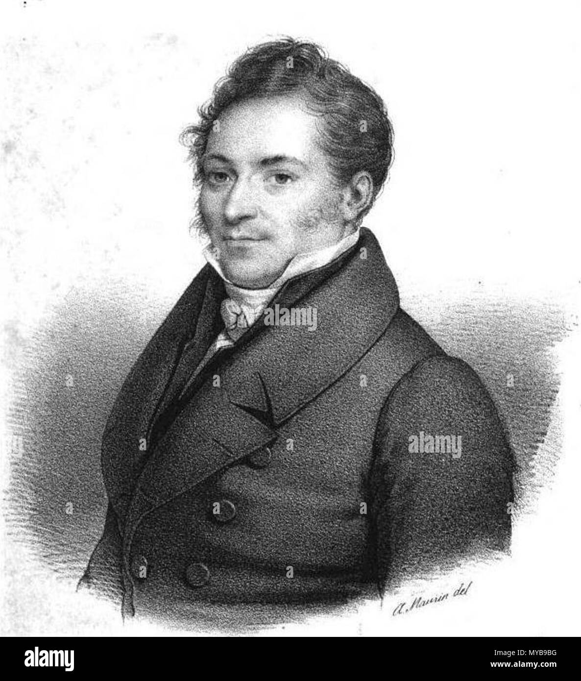 . Cabet . 1840. A. Maurin (del.), Ligny frères (lith.) 93 Cabet 1840 Stock Photo