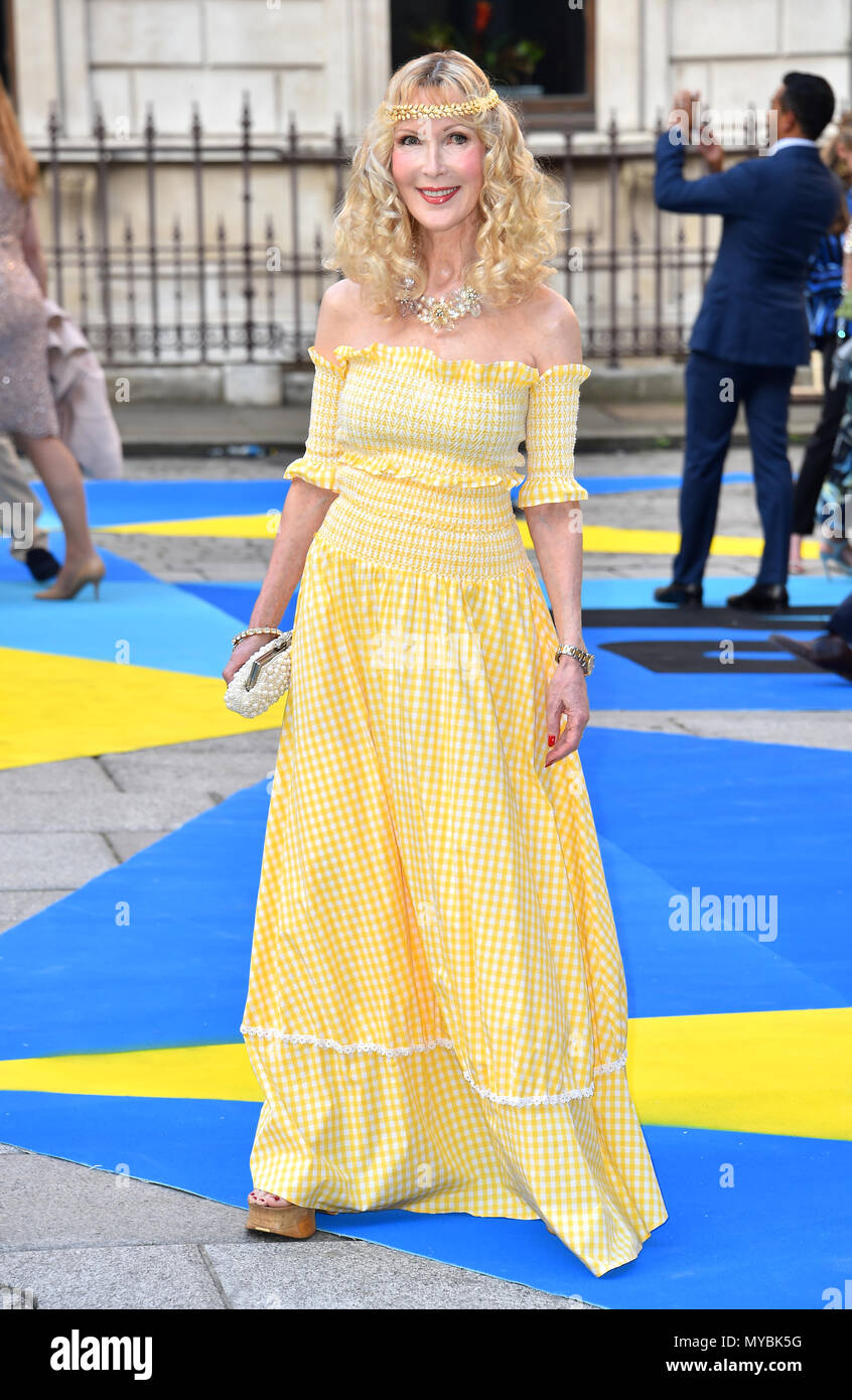 Basia Briggs arriving for Royal Academy of Arts Summer Exhibition Preview Party 2018 held at Burlington House, London. Stock Photo