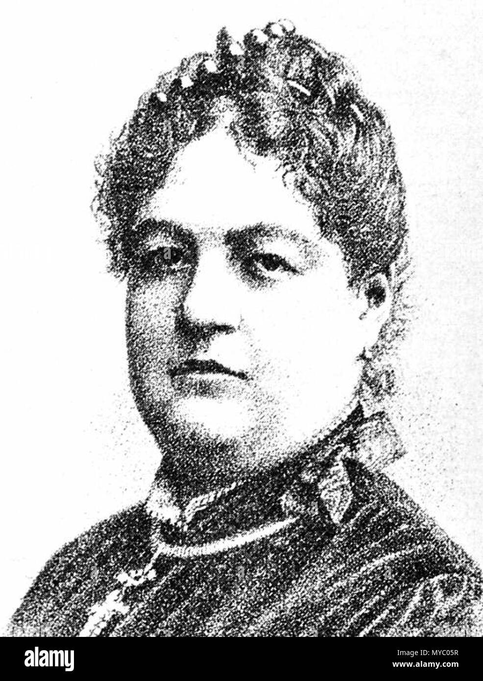 Español Clorinda Matto De Turner Escritora Peruana Según Grabado