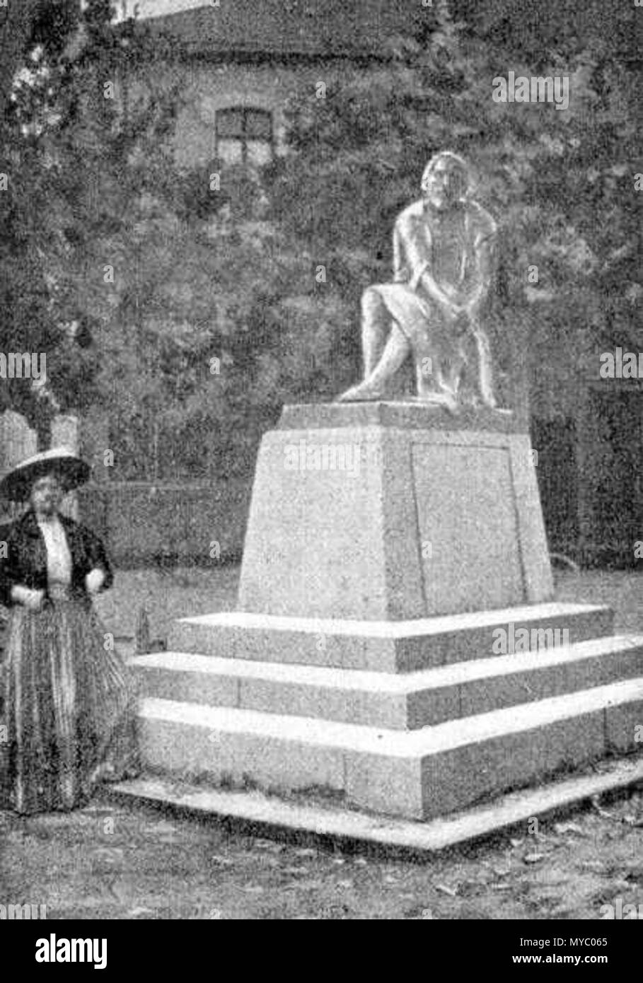 . Français : Monument à Miguel Servet, Annemasse, France . 1908. Clotilde Roch (1861–1923) 115 Clotilde Roch Monumento a Serveto Stock Photo
