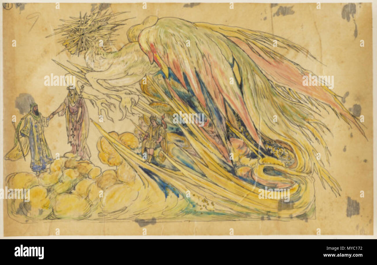 . Float design from Mistick Krewe of Comus' 1910 parade, New Orleans ...