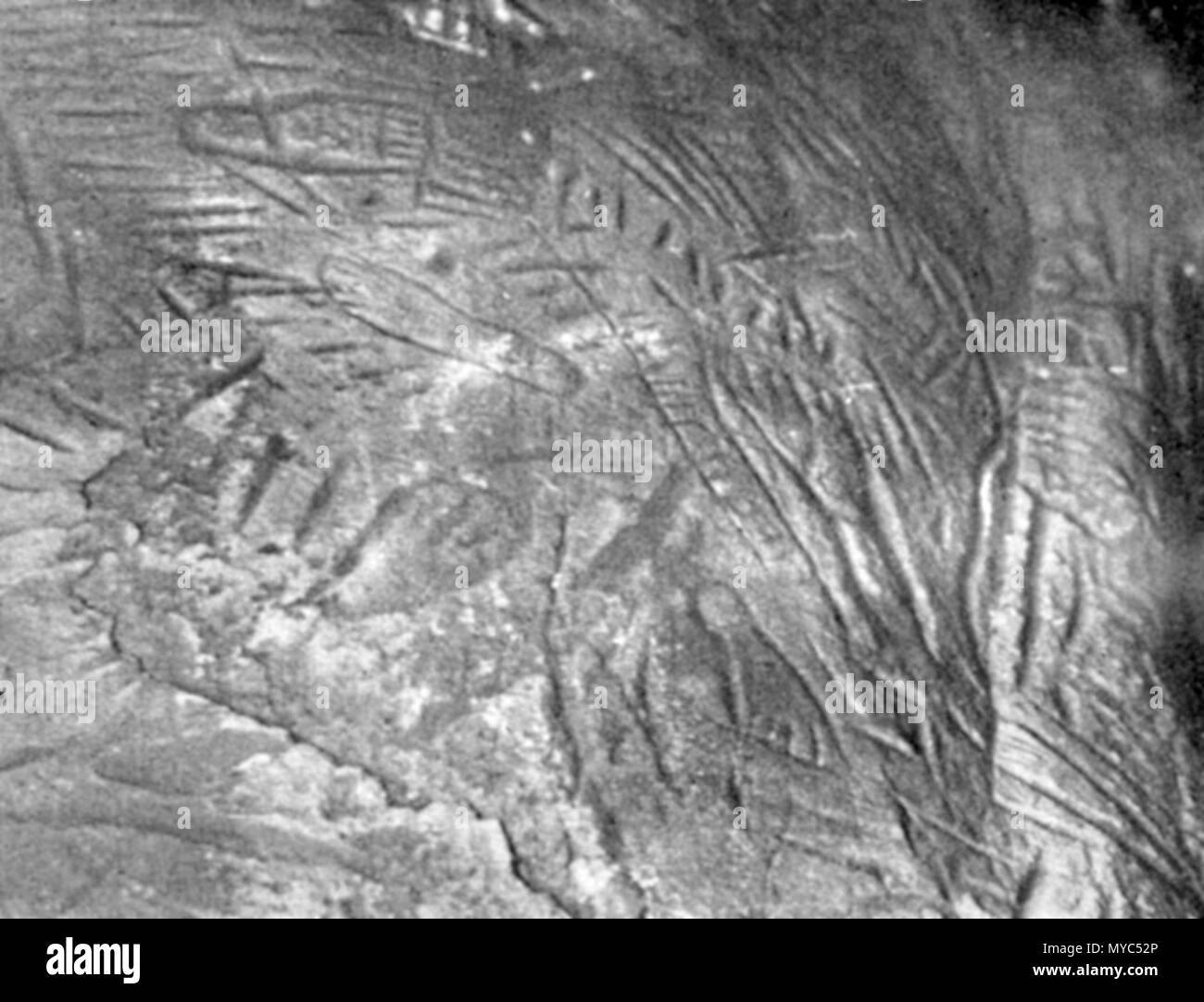 . Photo of petroglyphs from Kamyana Mohyla (Stone Mould), Ukraine . This file is lacking author information. 299 KM-Gallery05 Stock Photo