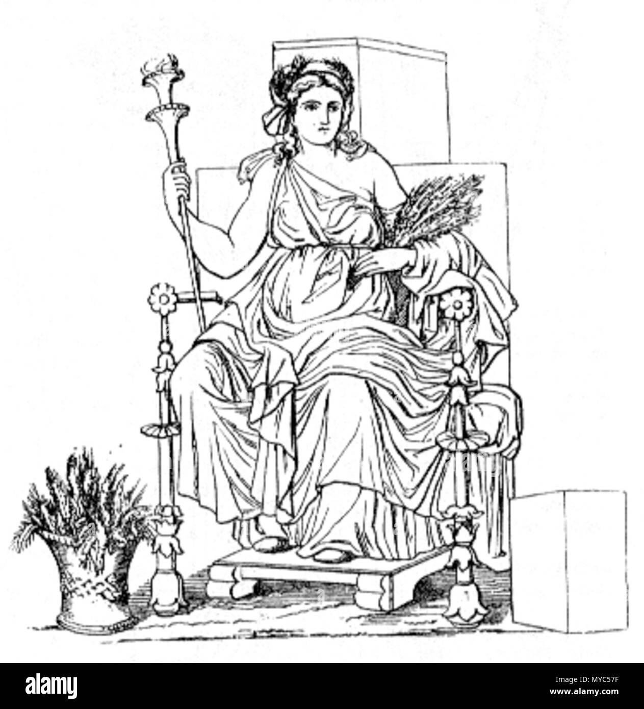Goddess demeter hi-res stock photography and images - Alamy