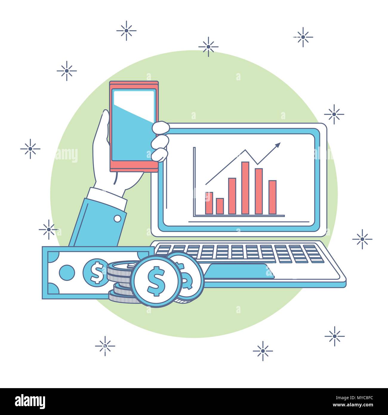 Business and statistics Stock Vector Image & Art - Alamy