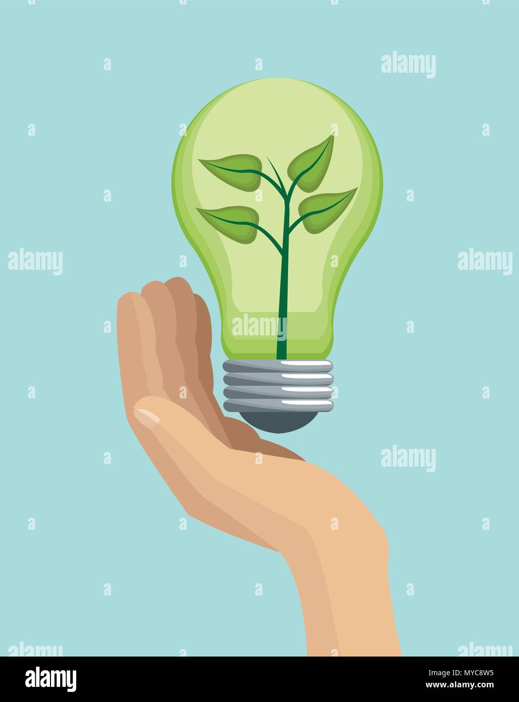 Green energy concept Stock Vector Image & Art - Alamy