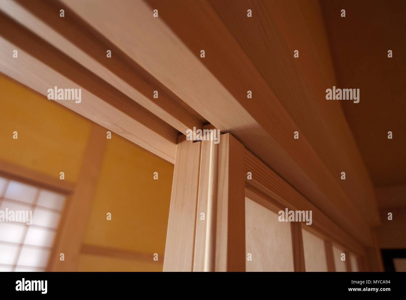 traditional japanese house detailings Stock Photo
