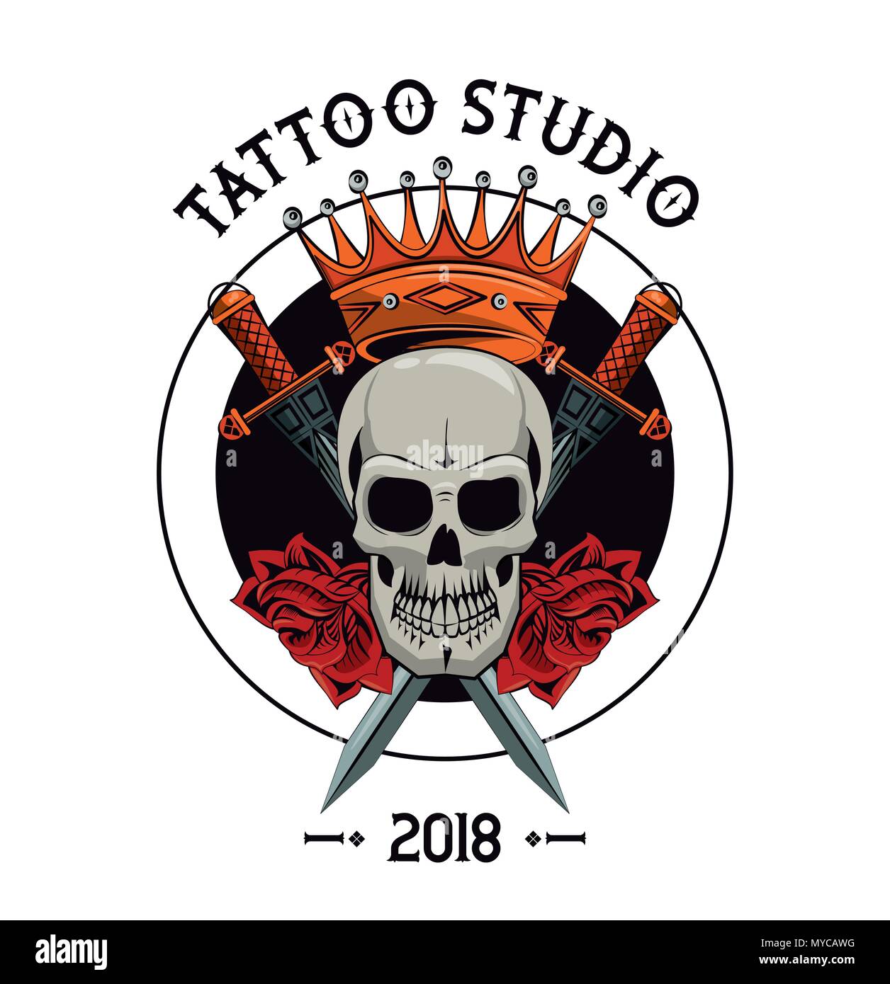 Tattoo Studio Design Stock Vector Image & Art - Alamy