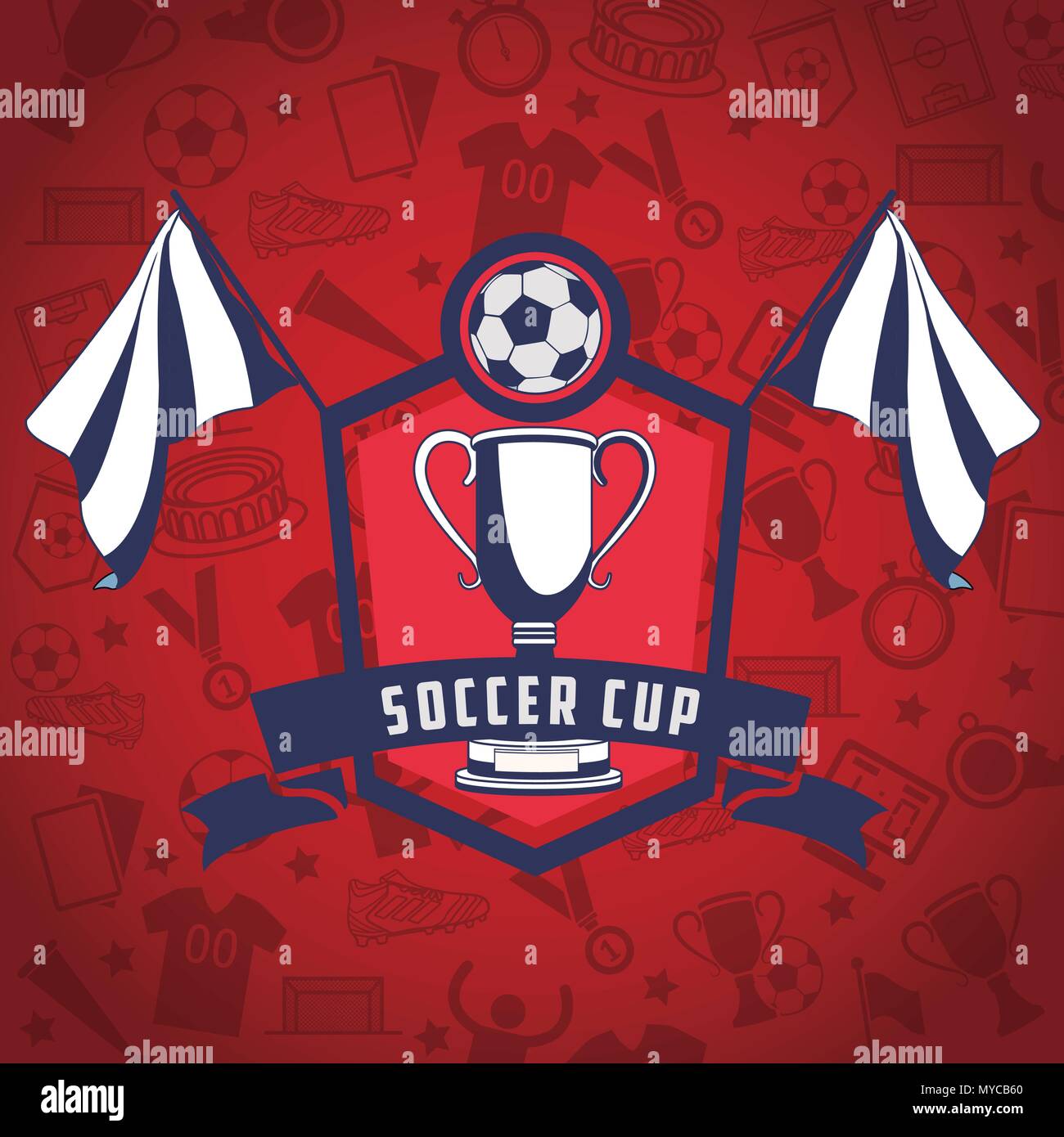 soccer-world-cup-tournament-stock-vector-image-art-alamy