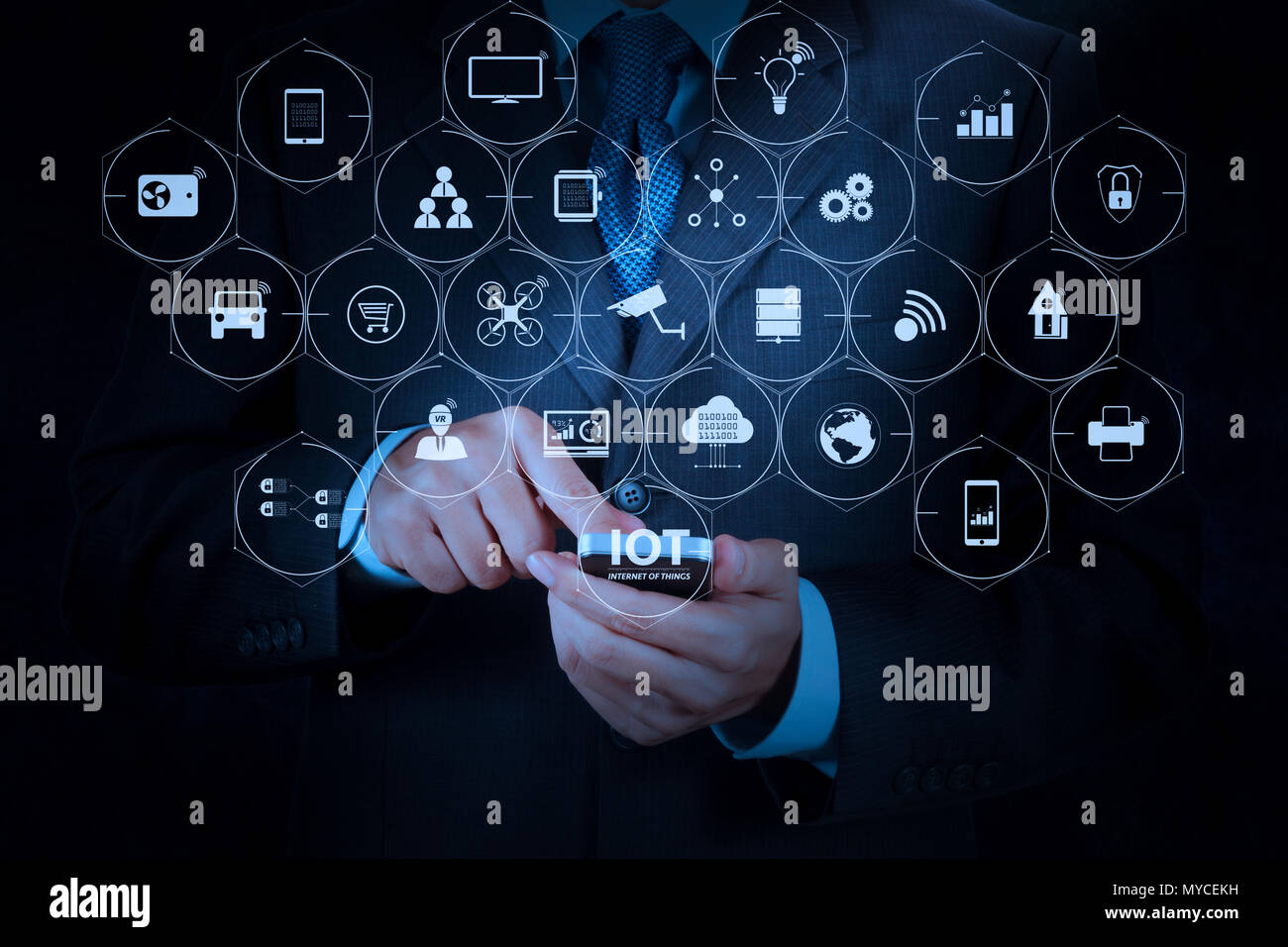 Internet of Things (IOT) technology with AR (Augmented Reality) on VR ...