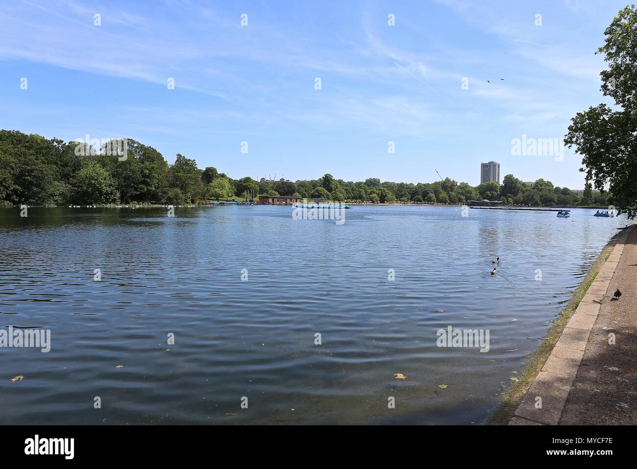 Hyde Park London England Stock Photo - Alamy
