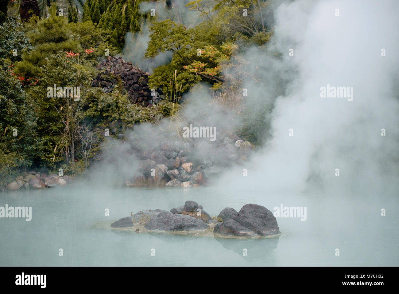 beppu hot springs, Japan Stock Photo