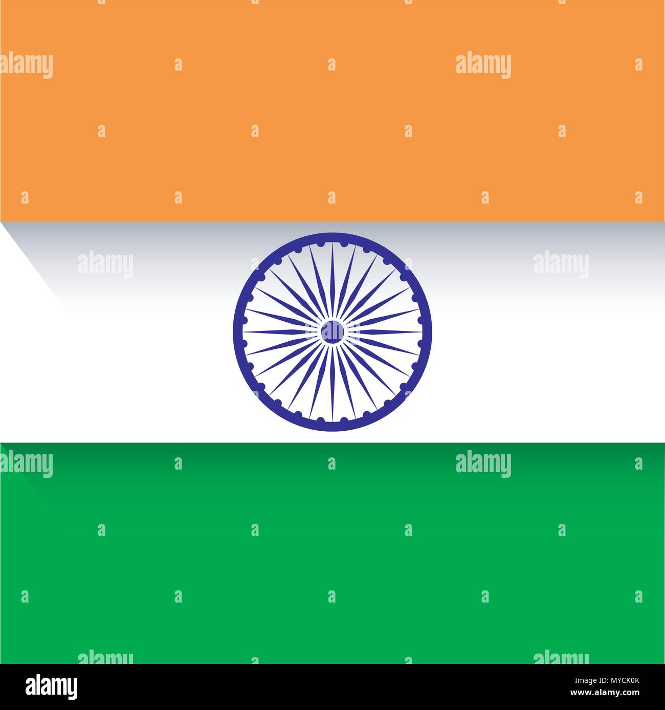 vector design of india country Stock Vector