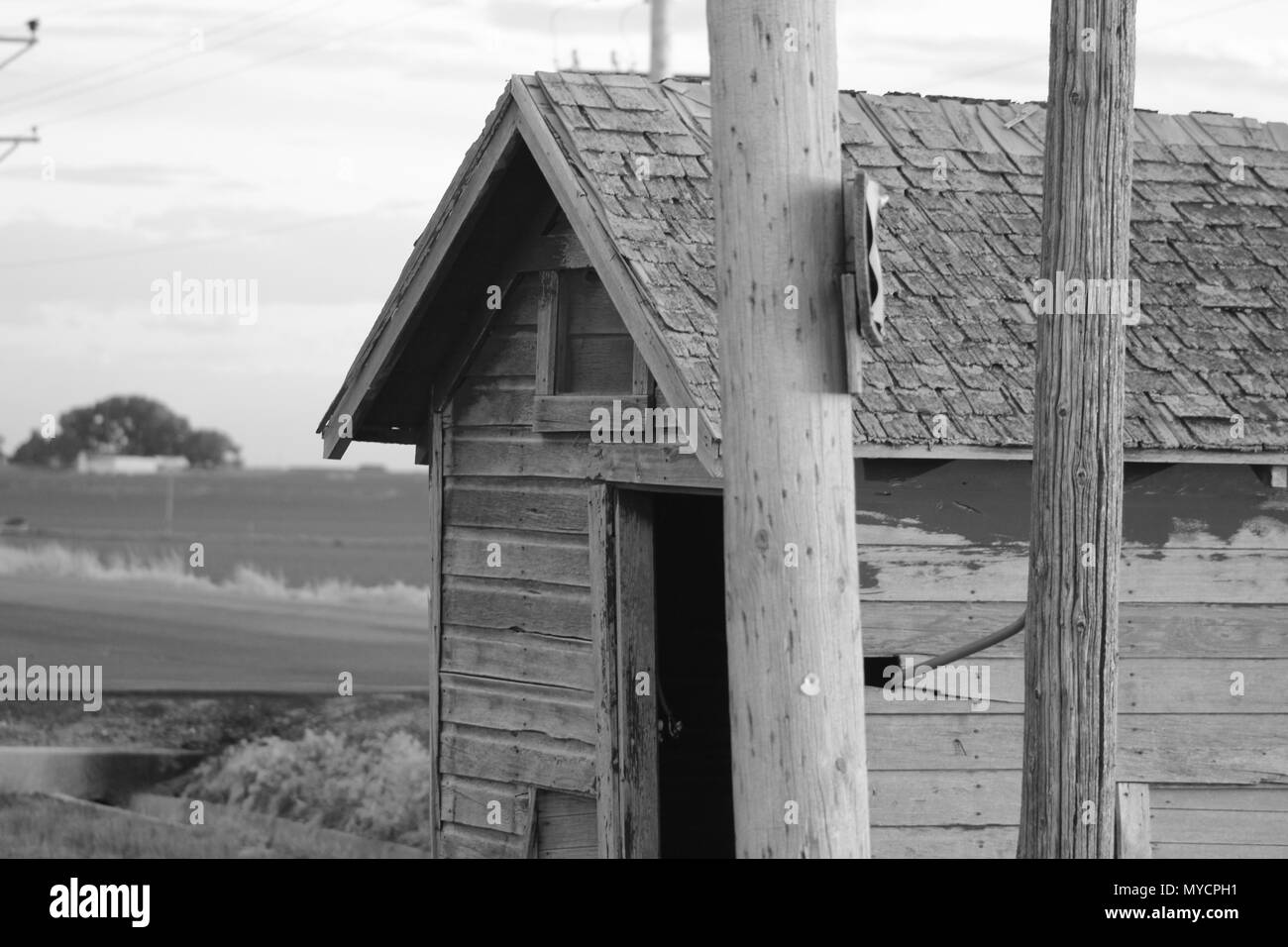 Telephone Pole Black And White Stock Photos Telephone Pole Black