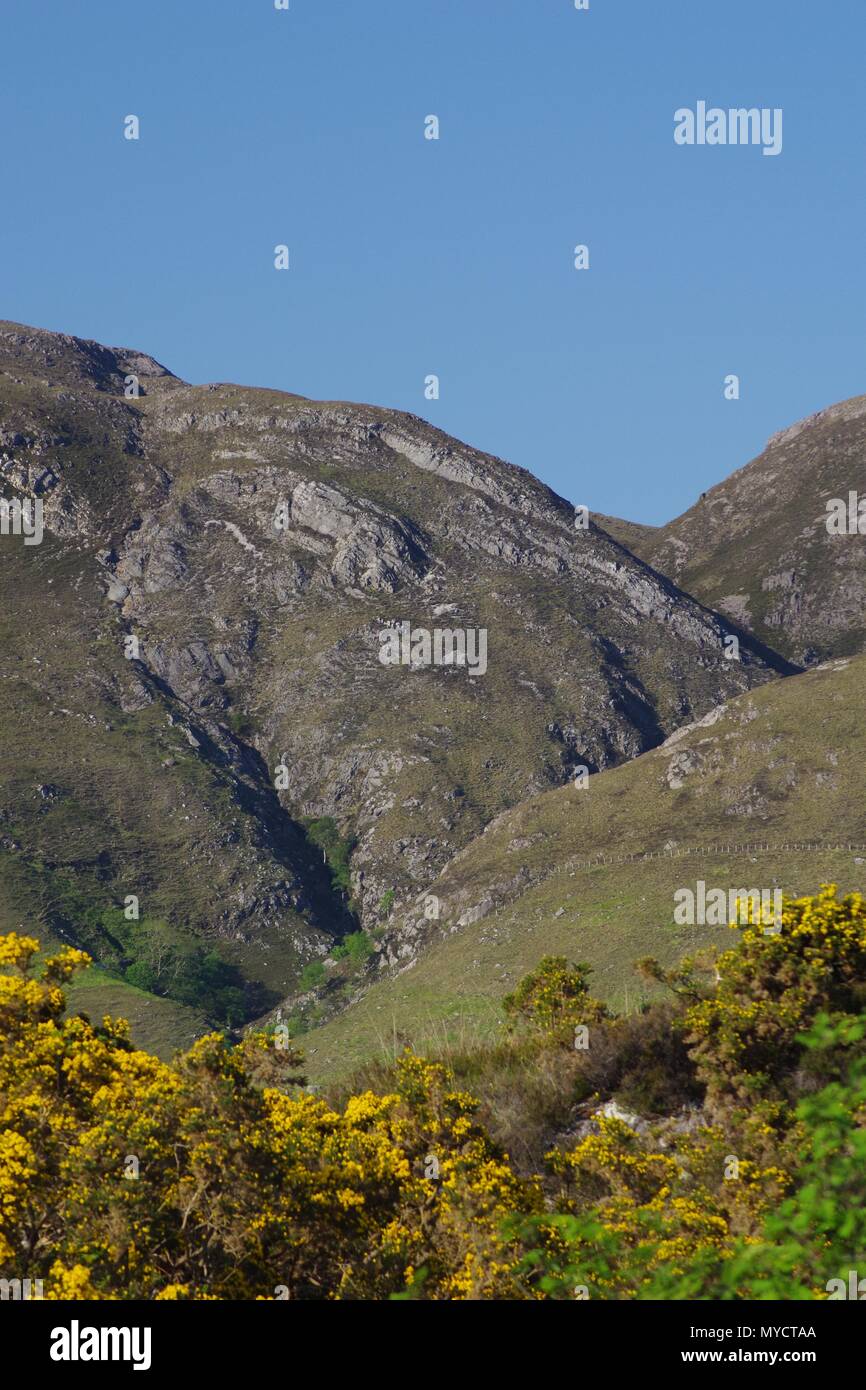 Mountain Ridge of Beinn a'Mhuinidh, Basal Quartzite Geology beyond a ...
