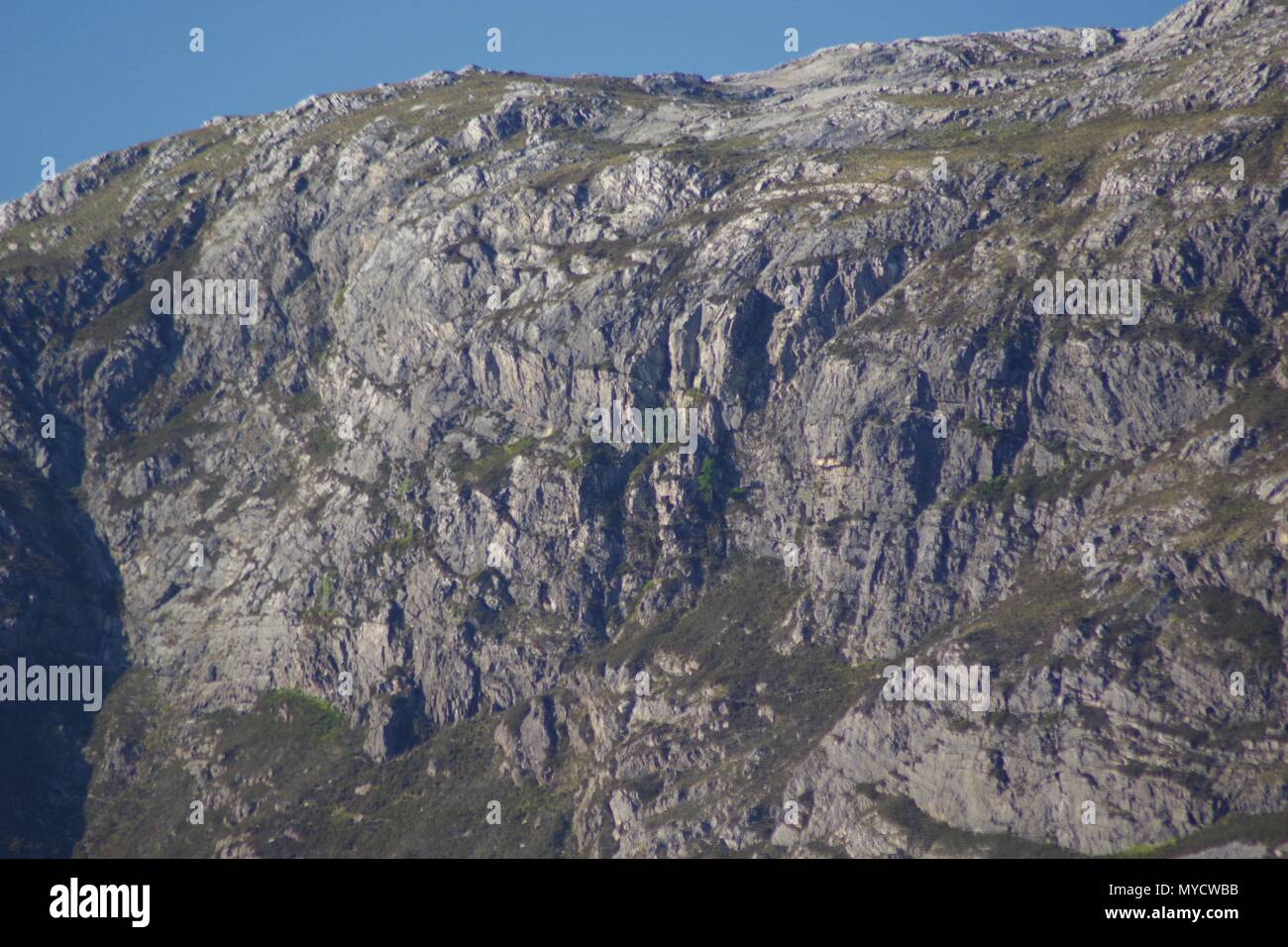 Mountain Ridge of Beinn a'Mhuinidh, Basal Quartzite Geology beyond a ...
