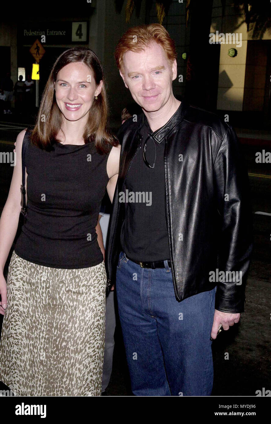 15 Aug 2000, Los Angeles, California, USA David Caruso and Wife at