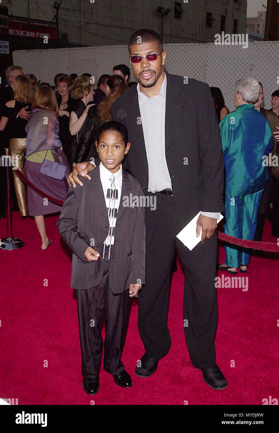 Eriq lasalle and son event in hollywood life california hires stock