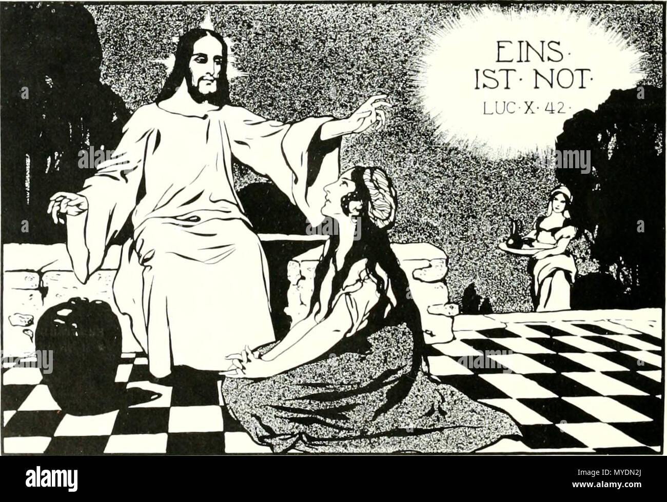 . Deutsch: Eins ist not. 1904. S. von Sallwürck 156 Eins ist not Stock Photo