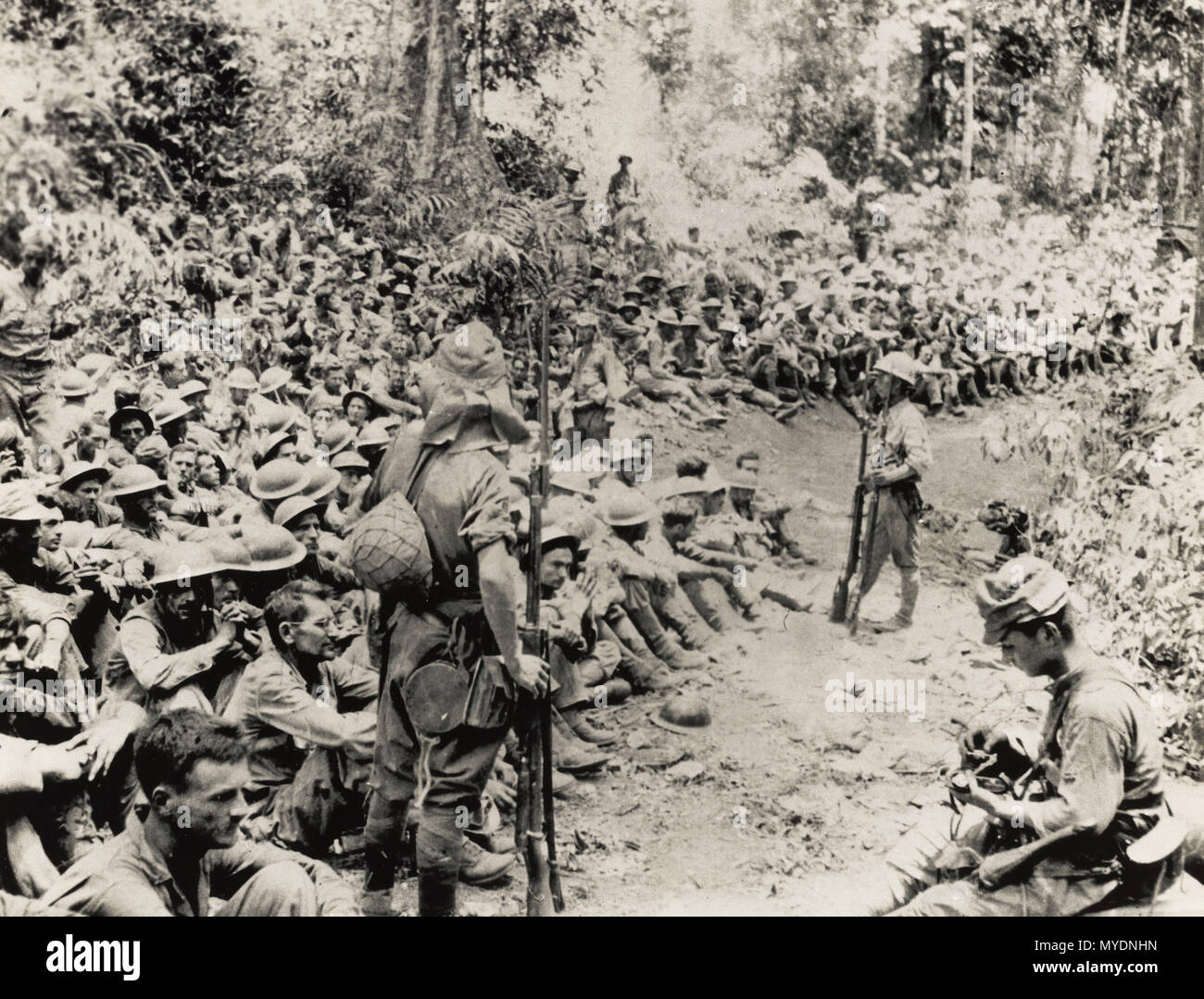 Bataan Death March  1942 Stock Photo