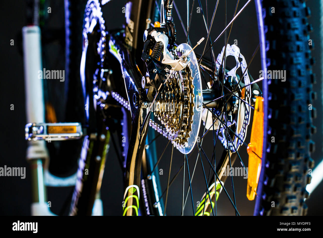 Bicycle gears. Stock Photo