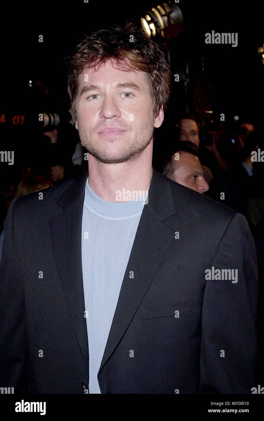 06 Nov 2000, Los Angeles, California, USA --- Original caption: Red Planet premiere was held at the Westwood Village Theatre in Los Angeles. --- Image by © . / USAVal Kilmer Appearing at Premiere 218 Red Carpet Event, Vertical, USA, Film Industry, Celebrities,  Photography, Bestof, Arts Culture and Entertainment, Topix Celebrities fashion /  Vertical, Best of, Event in Hollywood Life - California,  Red Carpet and backstage, USA, Film Industry, Celebrities,  movie celebrities, TV celebrities, Music celebrities, Photography, Bestof, Arts Culture and Entertainment,  Topix,  vertical, one person,  Stock Photo