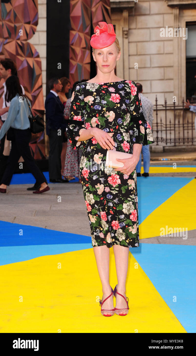 London, UK. 6th June, 2018. Susanne Wuest   attending Royal Academy of Arts Summer Exhibition 2018 party London Wednesday 6th June Credit: Peter Phillips/Alamy Live News Stock Photo