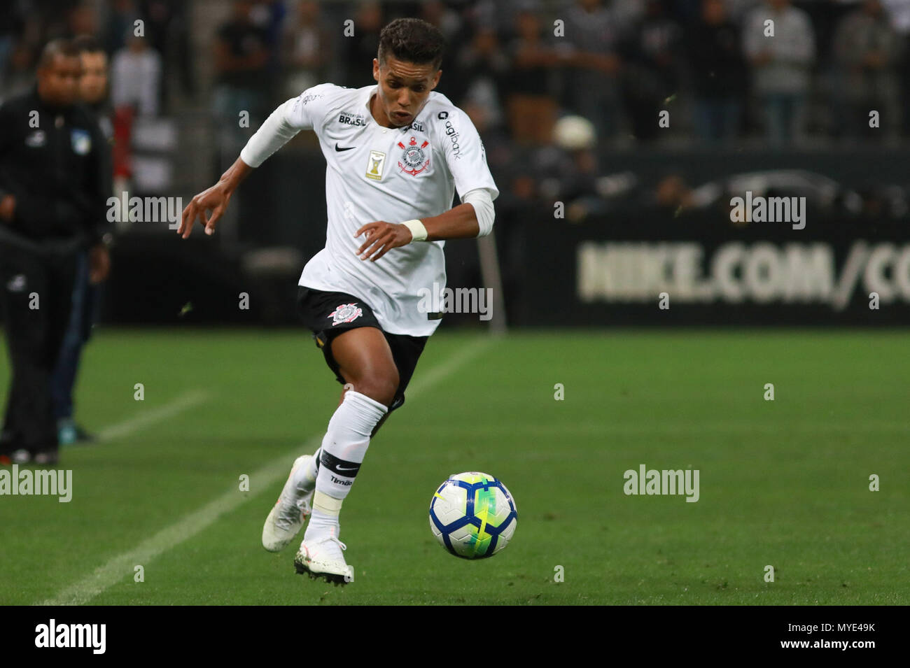 Sao Paulo Sp 06 06 18 Corinthians X Santos Pedrinho During The Match Between Corinthians And Santos