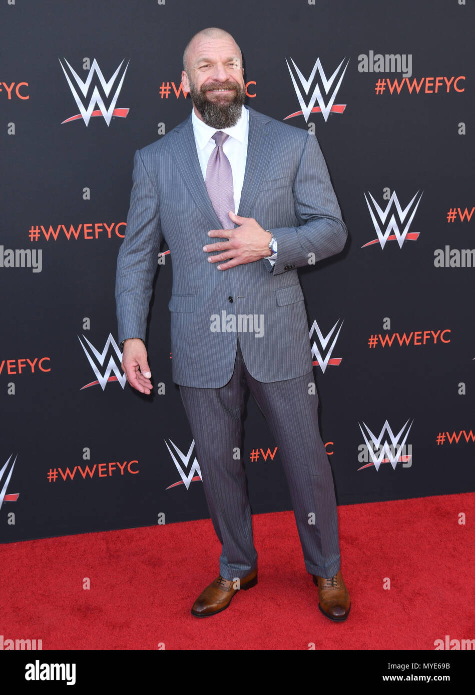 North Hollywood, CA, USA. 8th June, 2018. 06 June 2018 - North Hollywood, California - Paul Levesque, Triple H. WWE FYC Event held at Saban Media Center at the Television Academy. Photo Credit: Birdie Thompson/AdMedia Credit: Birdie Thompson/AdMedia/ZUMA Wire/Alamy Live News Stock Photo