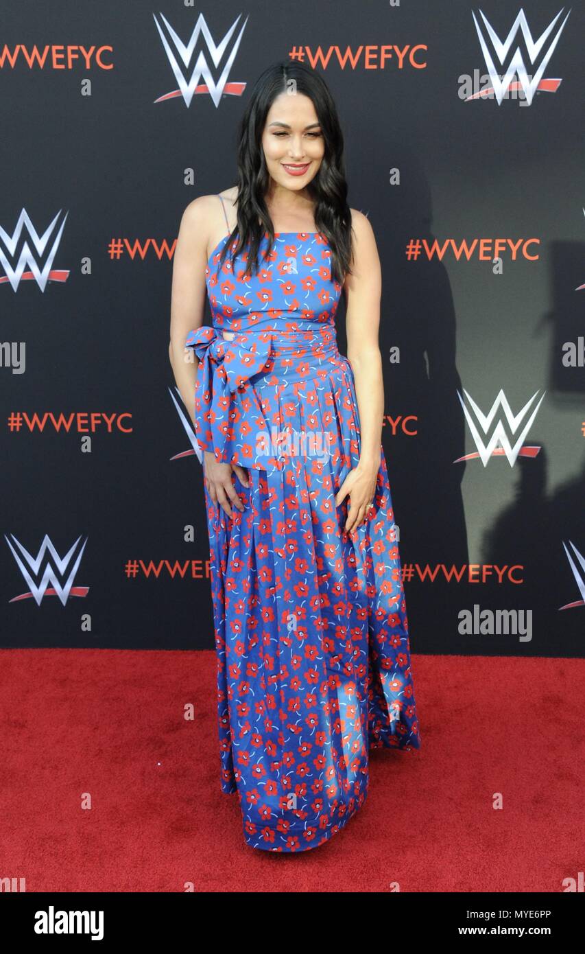 Nikki Bella at arrivals for World Wrestling Entertainment WWE FYC Event, Saban Media Center at the Television Academy, North Hollywood, CA June 6, 2018. Photo By: Dee Cercone/Everett Collection Stock Photo