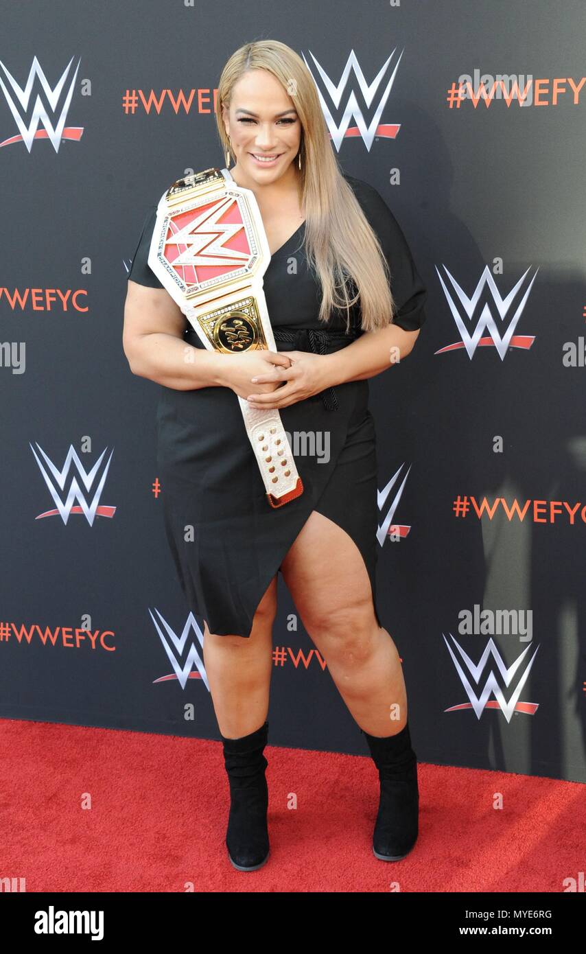 Nia Jax at arrivals for World Wrestling Entertainment WWE FYC Event, Saban Media Center at the Television Academy, North Hollywood, CA June 6, 2018. Photo By: Dee Cercone/Everett Collection Stock Photo
