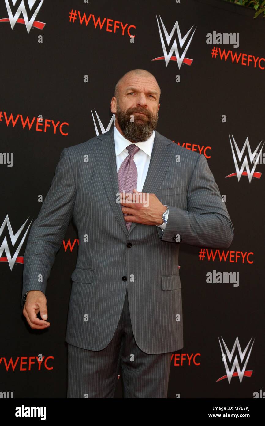 North Hollywood, CA. 6th June, 2018. Paul Levesque, Triple H at arrivals for World Wrestling Entertainment WWE FYC Event, Saban Media Center at the Television Academy, North Hollywood, CA June 6, 2018. Credit: Priscilla Grant/Everett Collection/Alamy Live News Stock Photo