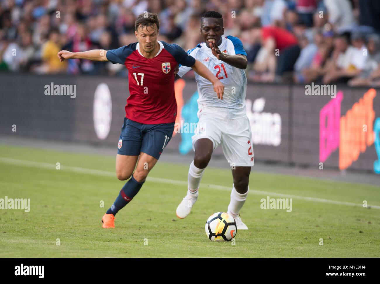 Norway Oslo June 6 2018 Jose Luis Rodriguez 21 Of Panama And Martin Linnes 17 Of Norway Seen During The Football Friendly Between Norway And Panama At Ullevaal Stadion Photo Credit https www alamy com norway oslo june 6 2018 jose luis rodriguez 21 of panama and martin linnes 17 of norway seen during the football friendly between norway and panama at ullevaal stadion photo credit gonzales photo jan erik eriksen credit gonzales photoalamy live news image189014256 html