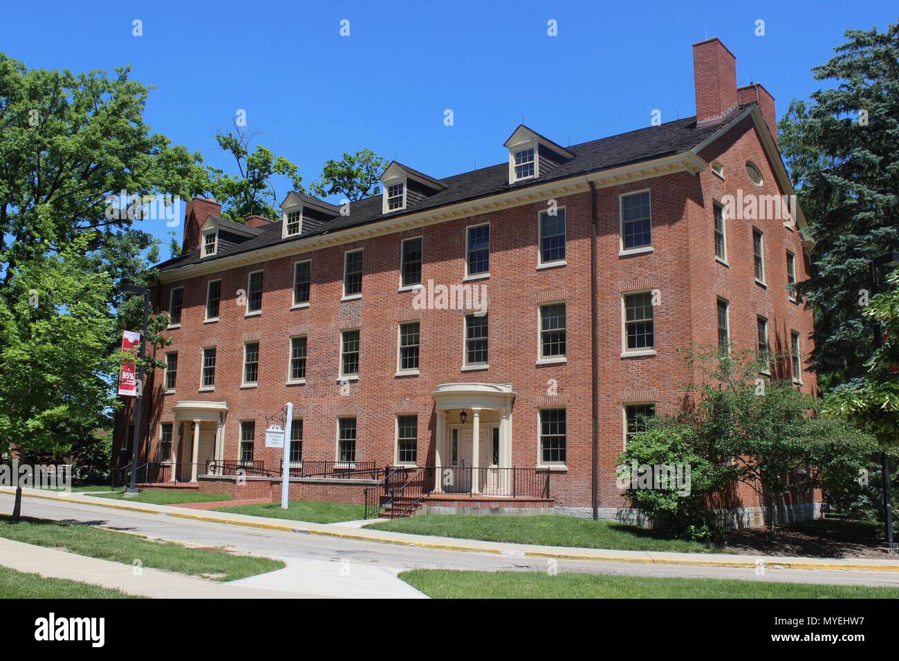 Stoddard Hall, Miami University, Oxford, Ohio Stock Photo