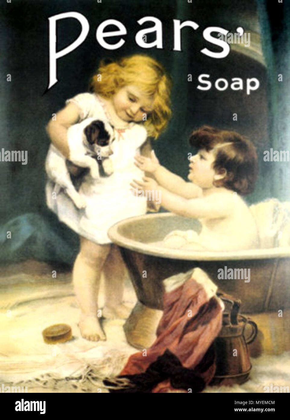Art Print Bathroom Art Pears Soap Advert Poster 1886 Print