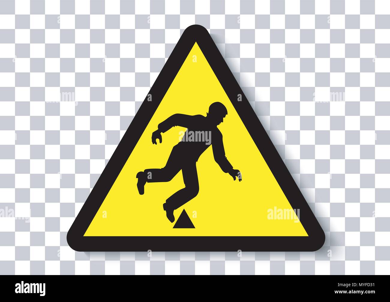 vector design of caution sign Stock Vector