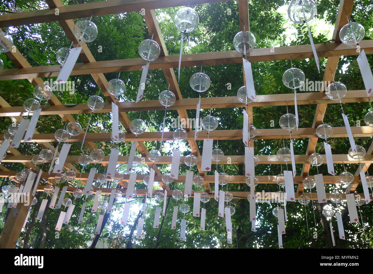 Wind Chime Garden in Kawagoe, Japan Stock Photo Alamy