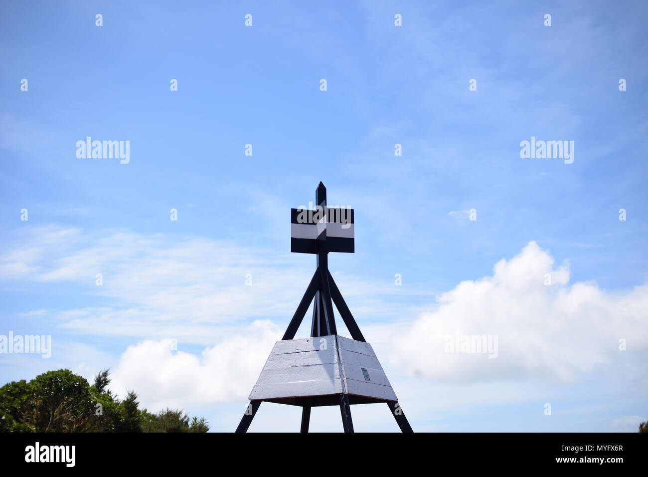 Top of Rangitoto Island at North Island, Auckland, New Zealand Stock Photo