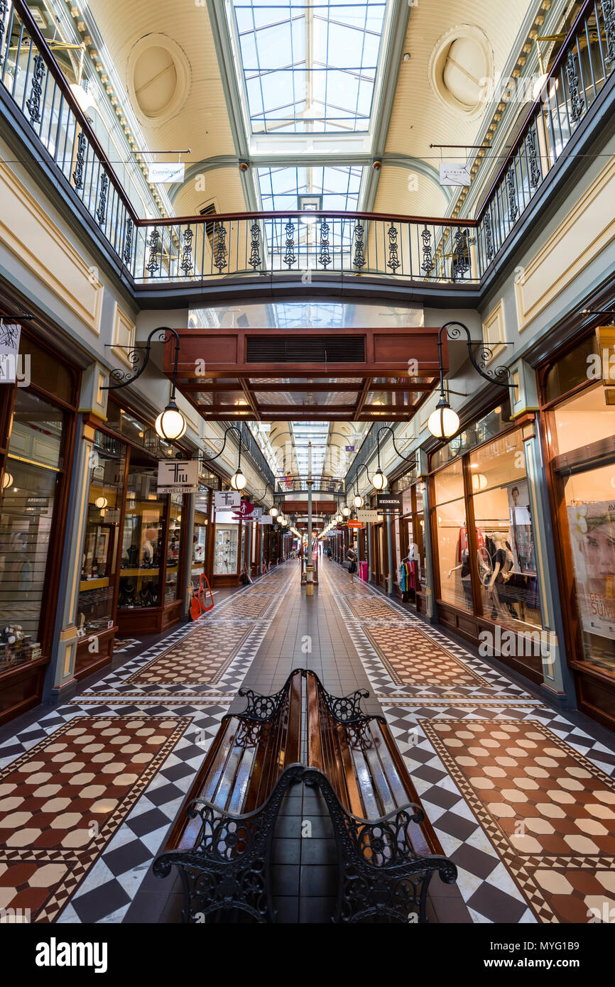 Adelaide Arcade, an antique heritage mall constructed in the 19th century servicing specialty