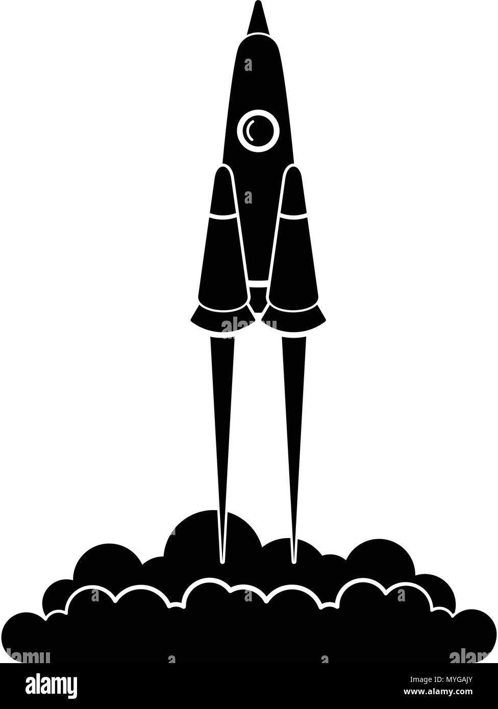 Isolated spaceship logo Stock Vector Image & Art - Alamy