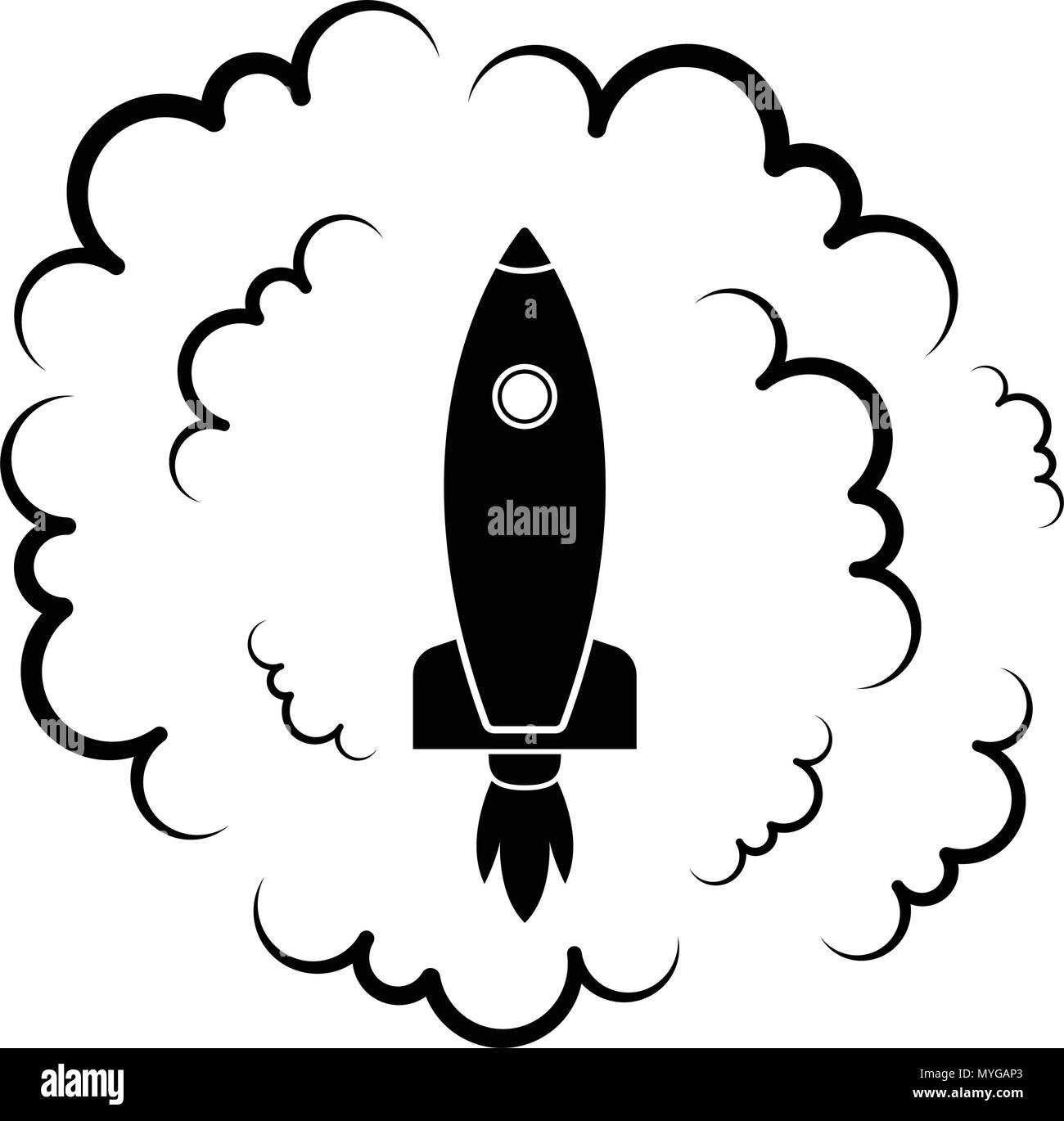 Isolated spaceship logo Stock Vector Image & Art - Alamy