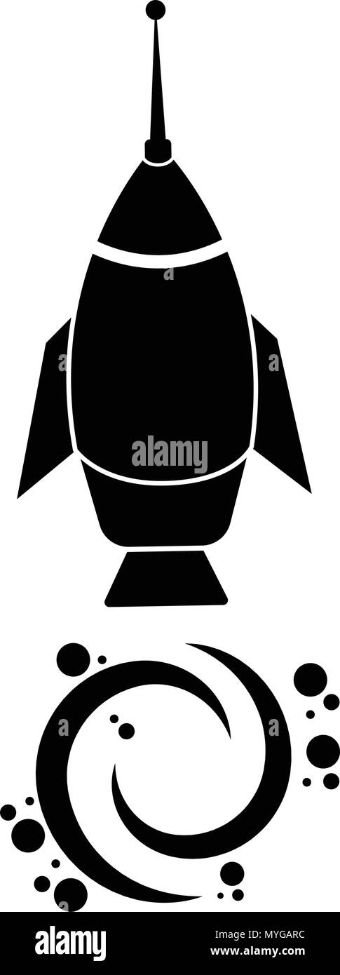 Isolated spaceship logo Stock Vector Image & Art - Alamy