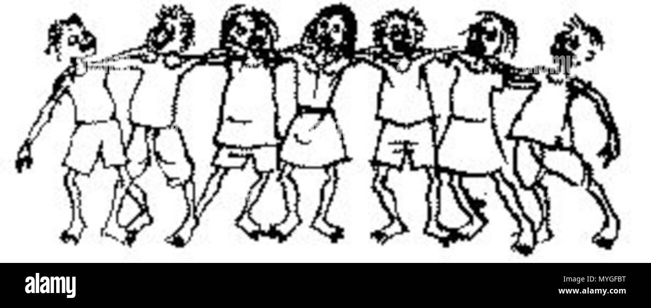 . Cartoon by Sukumar Ray. . Sukumar Ray / সুকুমার রায় 241 Hingshutidergaan Stock Photo