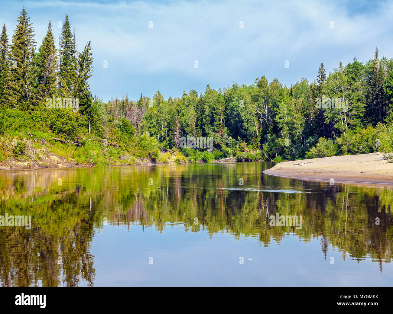 Summer in Siberia Stock Photo - Alamy